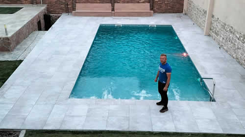 Piscina de hormigón 19 de mayo 2021 - piscina Madrid