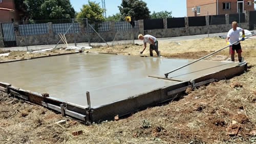 solera casa prefabricada julio 2021 - piscina Madrid